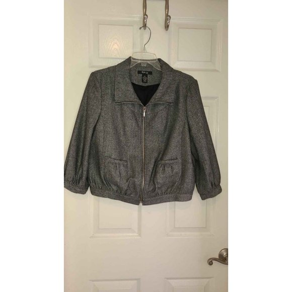 Style & Co. Wool Blend Cropped Jacket Women's Size 12P - Picture 3 of 7